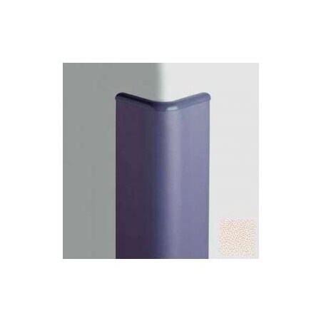 Pawling Surface Mounted Corner Guard Bullnose 90Deg, 3'' Wings, 12'H W/Caps, Pumice CG-30-12-411